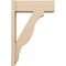Ekena Millwork 8-in W x 24-in D x 36-in H Funston Block Rough Cedar Woodgrain TimberThane Outlooker, Primed Tan OUTUR080X24X36FST44RCPR - alternate 3